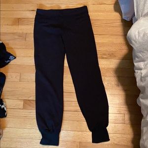 Black lululemon joggers